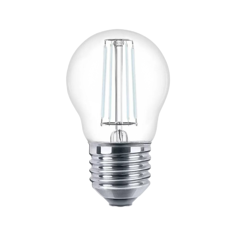 UNIVERSO · Confezione da 5 Pezzi – Lampadina LED E27 Colorata 4W, Miniglobo G45 a Filamento, 440 Lumen, Colore Rosso/Verde/Blu – dettaglio 2