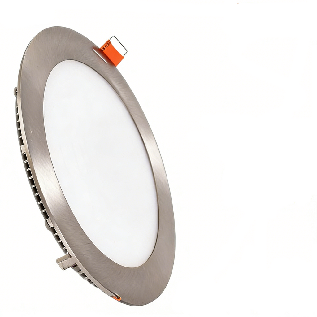 UNIVERSO · Pannello LED Rotondo SMD Ultra Slim 6W da Incasso | Satinato | CCT Regolabile 3000K-4000K-6500K con Driver – dettaglio 2