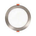 UNIVERSO · Pannello LED Rotondo SMD Ultra Slim 6W da Incasso | Satinato | CCT Regolabile 3000K-4000K-6500K con Driver – vista del prodotto