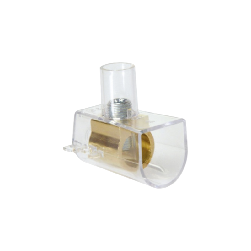 UNIVERSO · Confezione da 100 pezzi – Morsetto Forbox a cappuccio unipolare trasparente per cavi con sezione 4 mm² – dettaglio 2