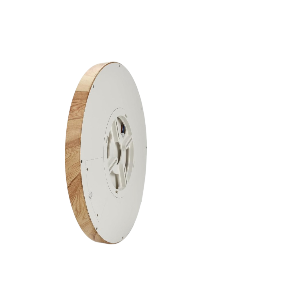 UNIVERSO · Plafoniera Ultra Slim Rotonda Effetto Legno LV-600-L3C 45W Ø60cm | CCT 3in1 IP40 – dettaglio 4