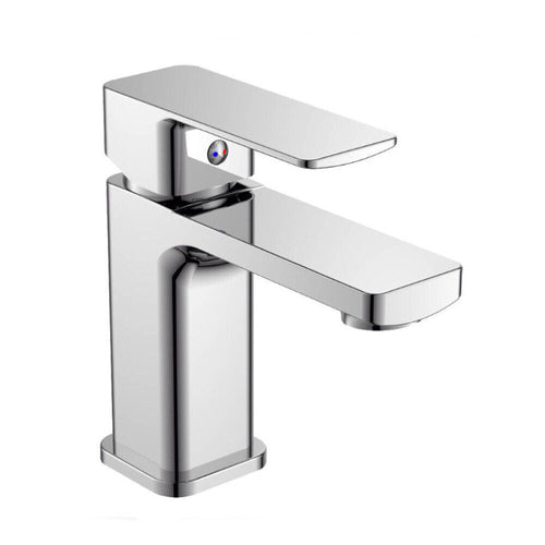 Solvivo · Shape · Rubinetto per lavandino da bagno ottone cromato lucido – vista principale