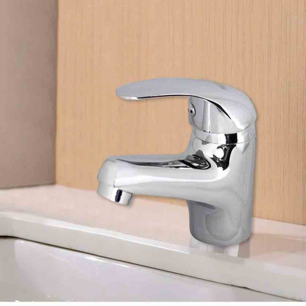 Solvivo · Bari · Rubinetto per lavabo da bagno cromato lucido – dettaglio 2