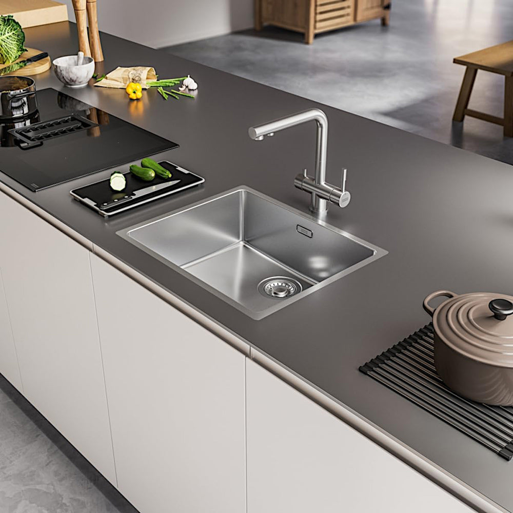 Solvivo · Rubinetto da cucina a due vie per depuratore d’acqua due leve – dettaglio 4