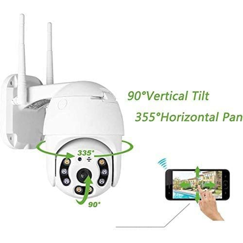 Solvivo · Telecamera Wi-Fi motorizzata · led Full HD zoom app Yoosee 5Ghz – dettaglio 4