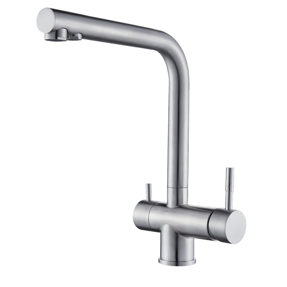 Solvivo · Rubinetto da cucina a due vie per depuratore d’acqua due leve – dettaglio 3