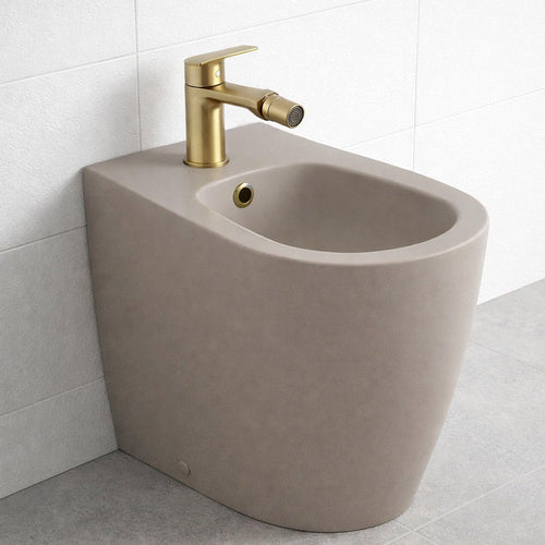 Solvivo · Seven · Rubinetto oro opaco da bidet per bagno miscelatore – dettaglio 2