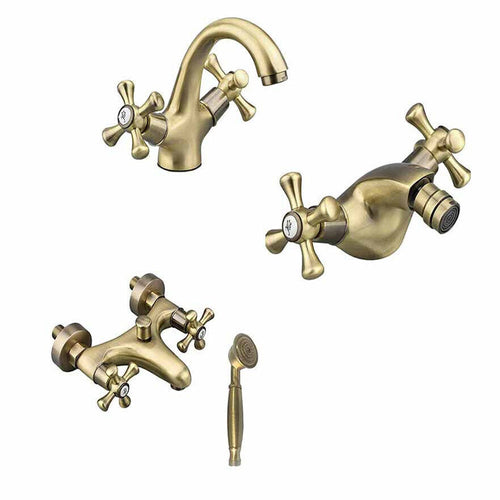 Solvivo · Roma · Rubinetto bagno lavabo bidet vasca doccia bronzo opaco – vista principale