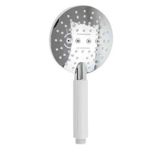 Solvivo · Soffione doccia getto regolabile in ABS bianco attacco 1/2" – vista principale