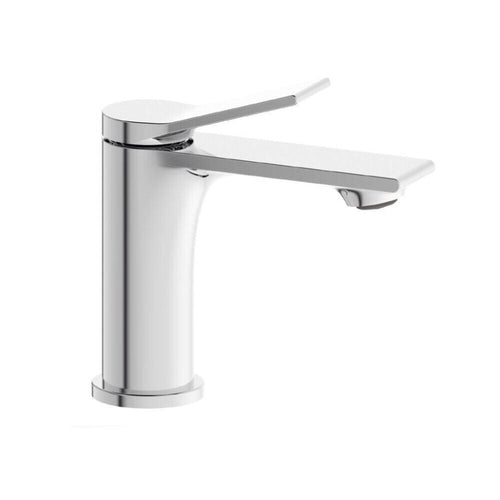 Solvivo · Sky · Rubinetto lavabo bagno stilizzato ottone cromato lucido – vista principale