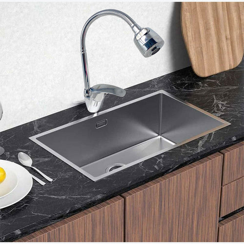 Solvivo · Rubinetto a canna flessibile da lavello cucina · doccetta 2 getti – vista principale