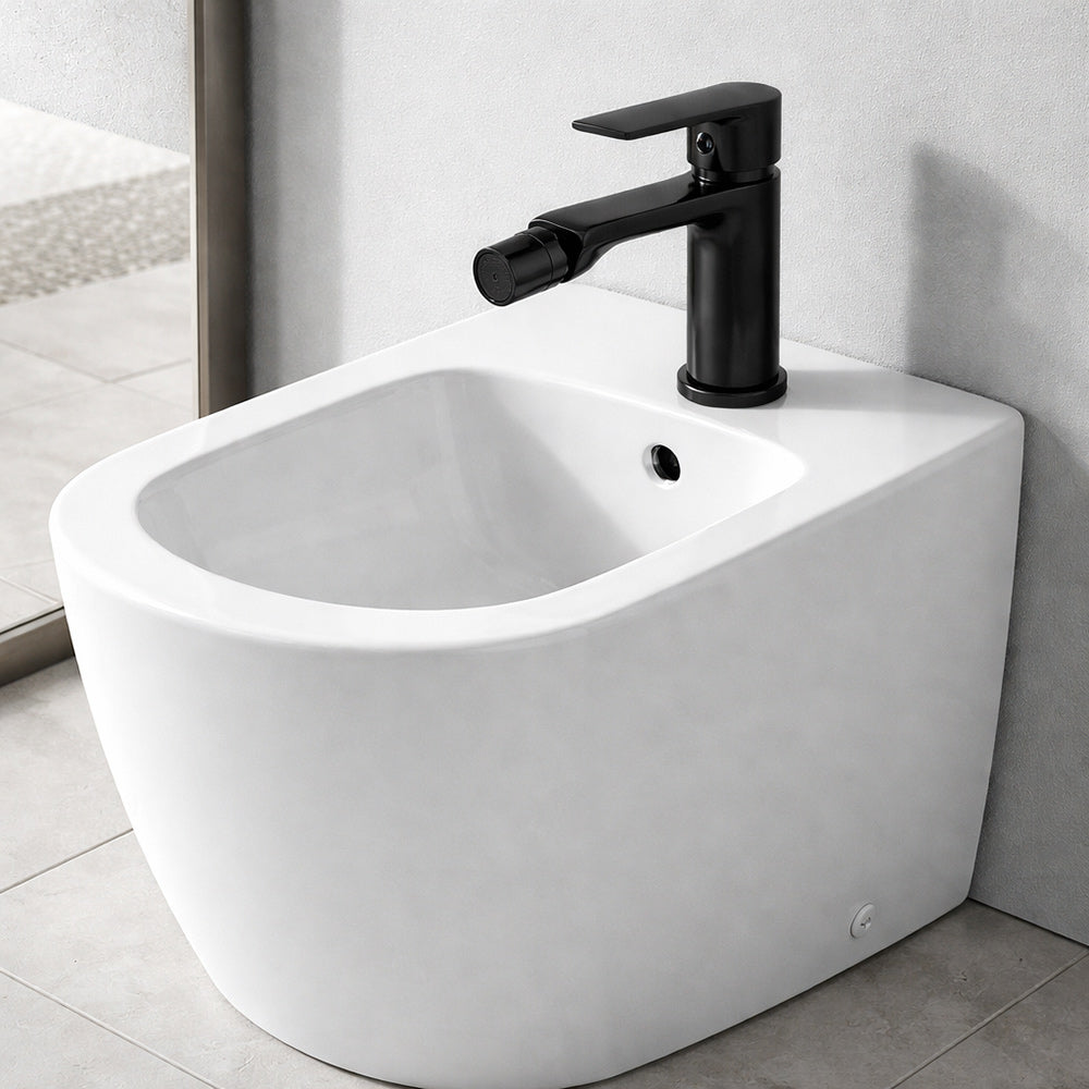 Solvivo · Seven · Rubinetto nero da bidet per bagno miscelatore – dettaglio 4