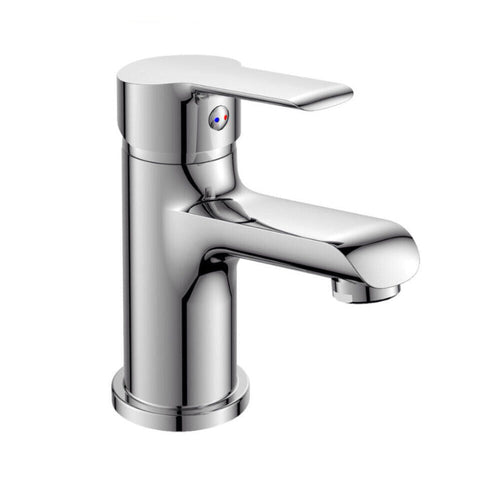 Solvivo · Roll · Rubinetto per lavandino bagno ottone cromato lucido – vista principale