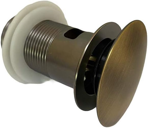 Solvivo · Piletta di scarico bronzo universale 1/4" per lavandino pop-up tappo – dettaglio 2