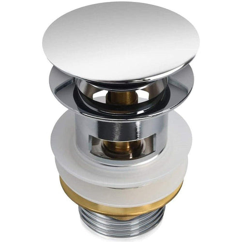 Solvivo · Piletta di scarico universale 1/4" per lavandino pop-up tappo 98 mm – dettaglio 2