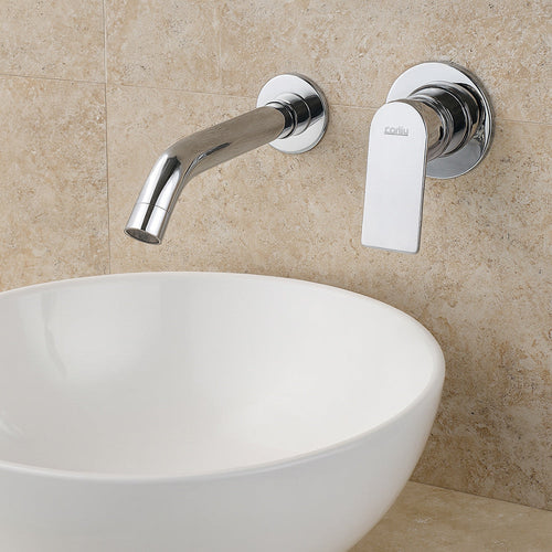 Solvivo · Seven · Rubinetto muro ad incasso miscelatore per lavabo da bagno – vista principale