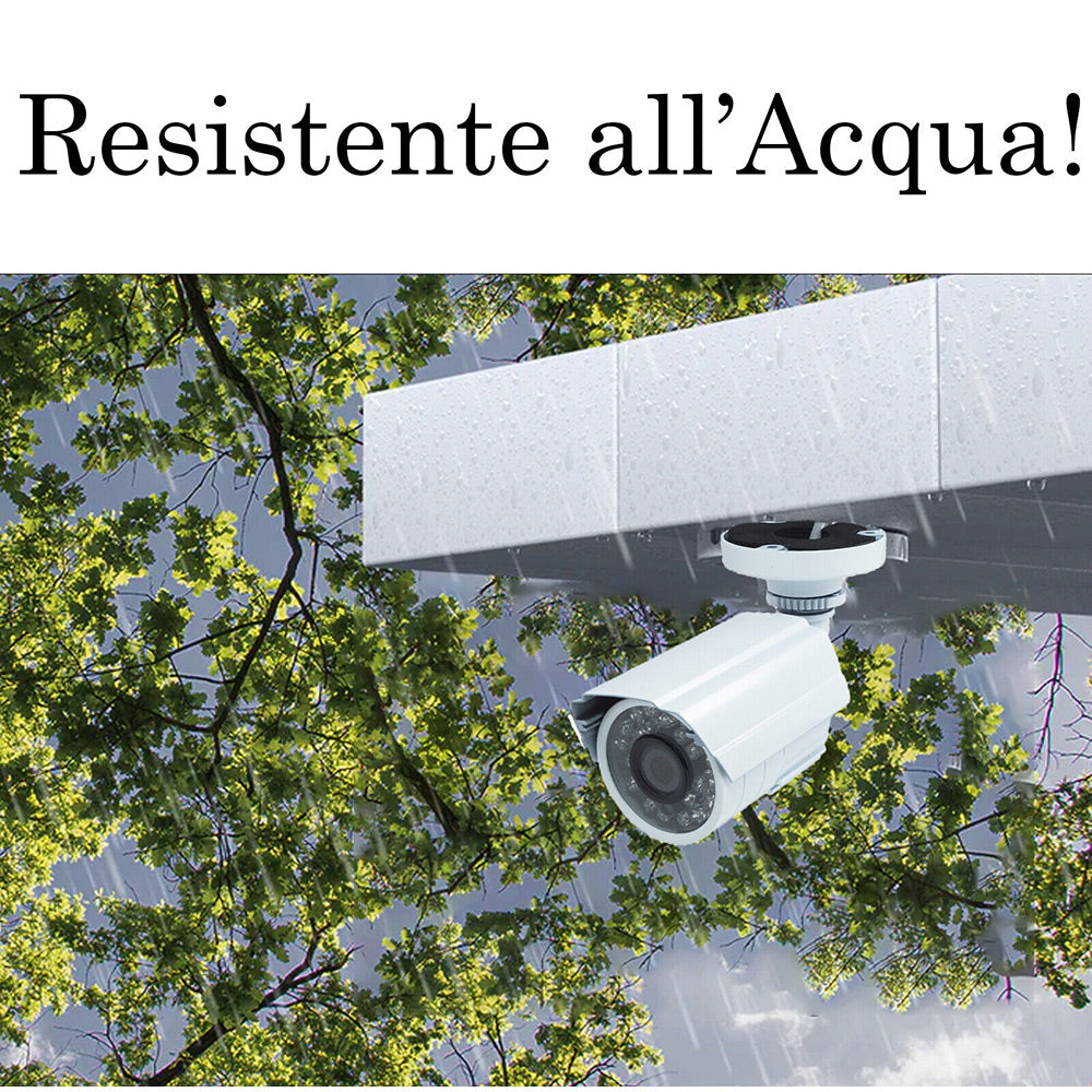 Solvivo · Telecamera CCD 420 tvl linee 24 led infrarossi lente 2,8 mm · staffa – dettaglio 5