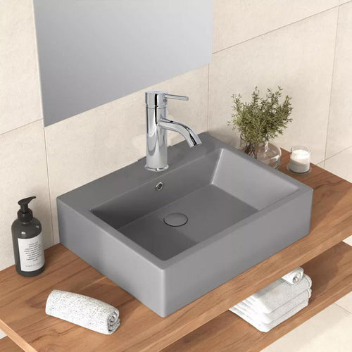 Solvivo · Pisa · Rubinetto miscelatore per lavabo da bagno a canna bassa – vista principale