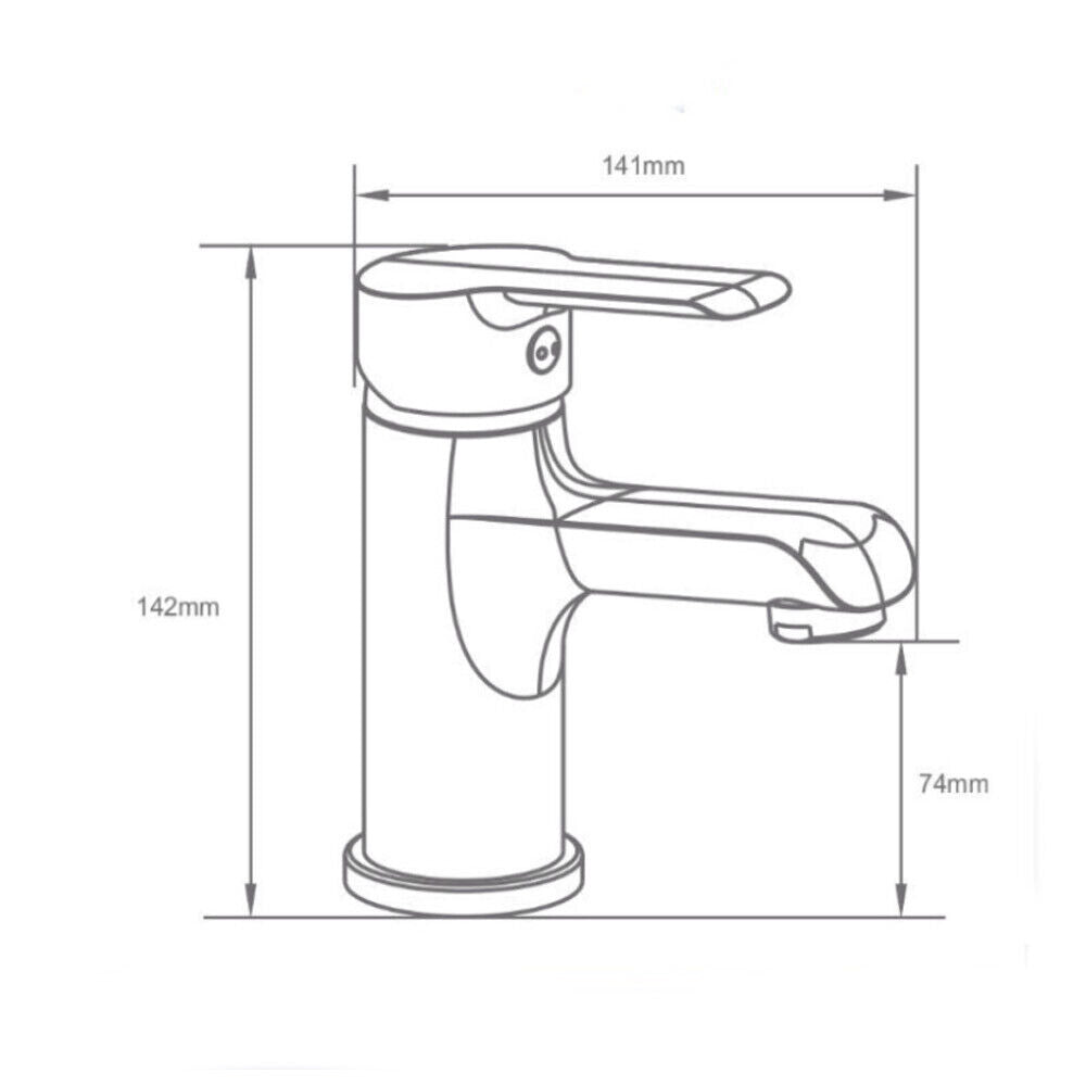 Solvivo · Roll · Rubinetto per lavandino bagno ottone cromato lucido – dettaglio 5