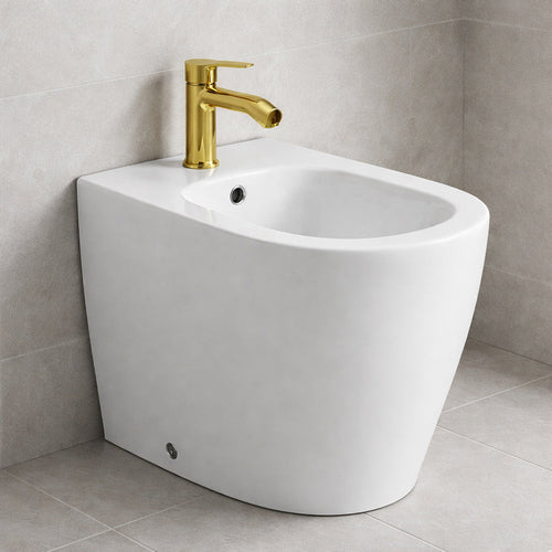 Solvivo · Seven · Rubinetto oro lucido da bidet per bagno miscelatore – dettaglio 2