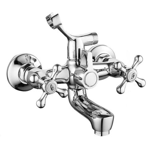Solvivo · Roma · Rubinetto a parete per vasca da bagno ottone cromato – dettaglio 2