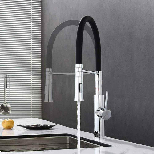 Solvivo · Rubinetto con doccetta a canna alta in silicone 2 modalità di getto – vista principale