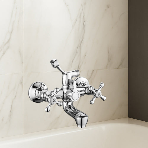Solvivo · Roma · Rubinetto a parete per vasca da bagno ottone cromato – vista principale