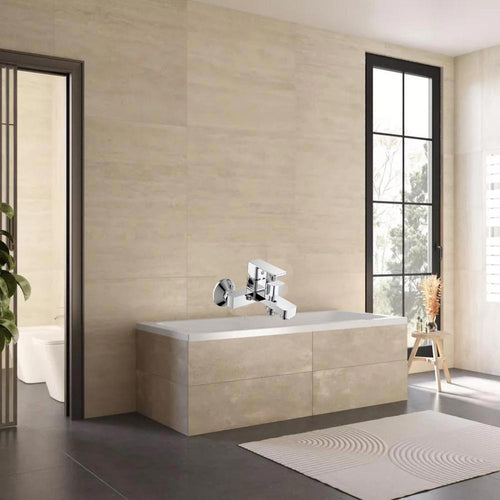 Solvivo · Shape · Rubinetto per vasca da bagno ottone cromato lucido – dettaglio 2