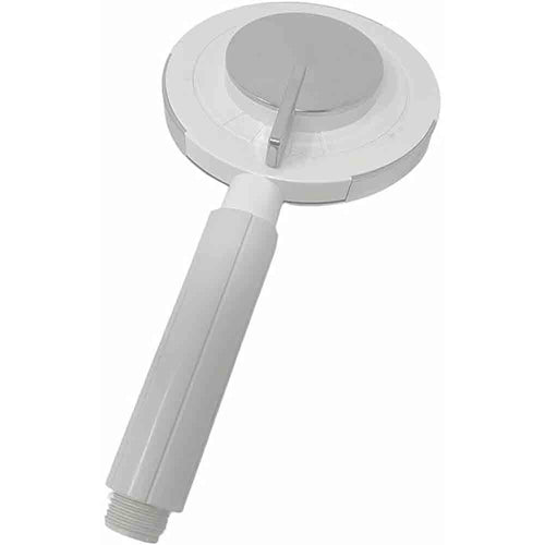 Solvivo · Soffione doccia getto regolabile in ABS bianco attacco 1/2" – dettaglio 2